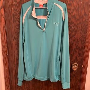 Puma Teal and White Men's Jacket